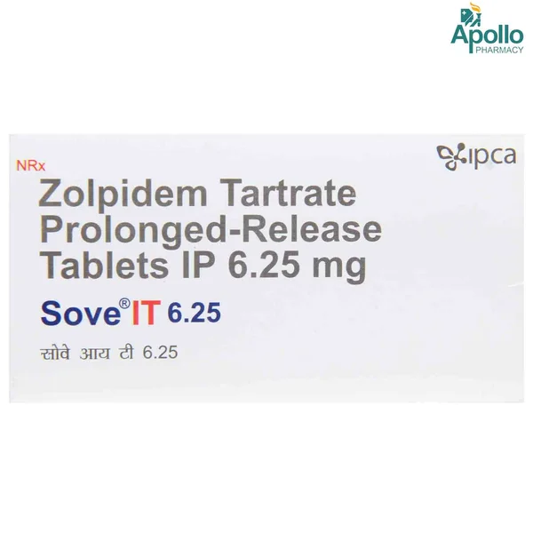 SOVE IT 6.25MG TABLET, Pack of 10 TABLETS