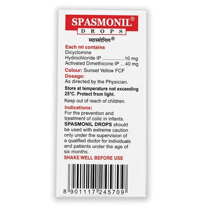 SPASMONIL DROPS 10ML, Pack of 1 Drops