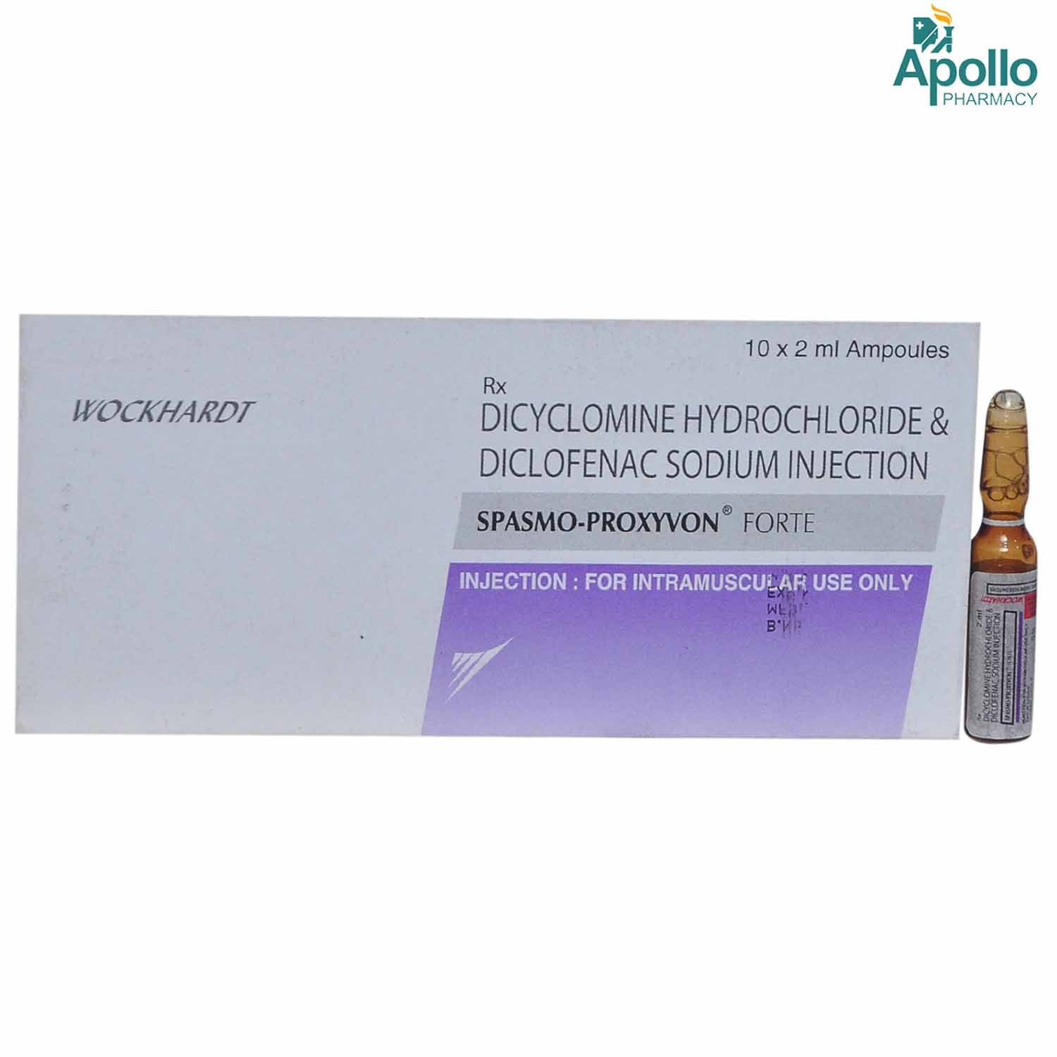 SPASMO PROXYVON FORTE INJECTION 2ML, Pack of 1 INJECTION SPASMO PROXYVON FORTE INJECTION 2ML, Pack of 1 INJECTION