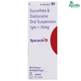 Sparacid O Mint Suspension 200 ml, Pack of 1 SUSPENSION