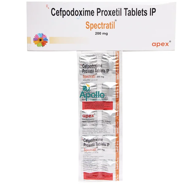 Spectratil 200 mg Tablet 10's
