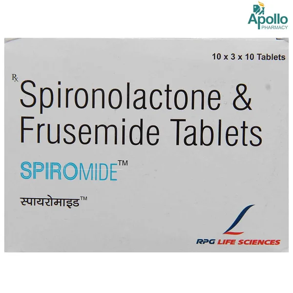 Spiromide Tablet 10's, Pack of 10 TABLETS