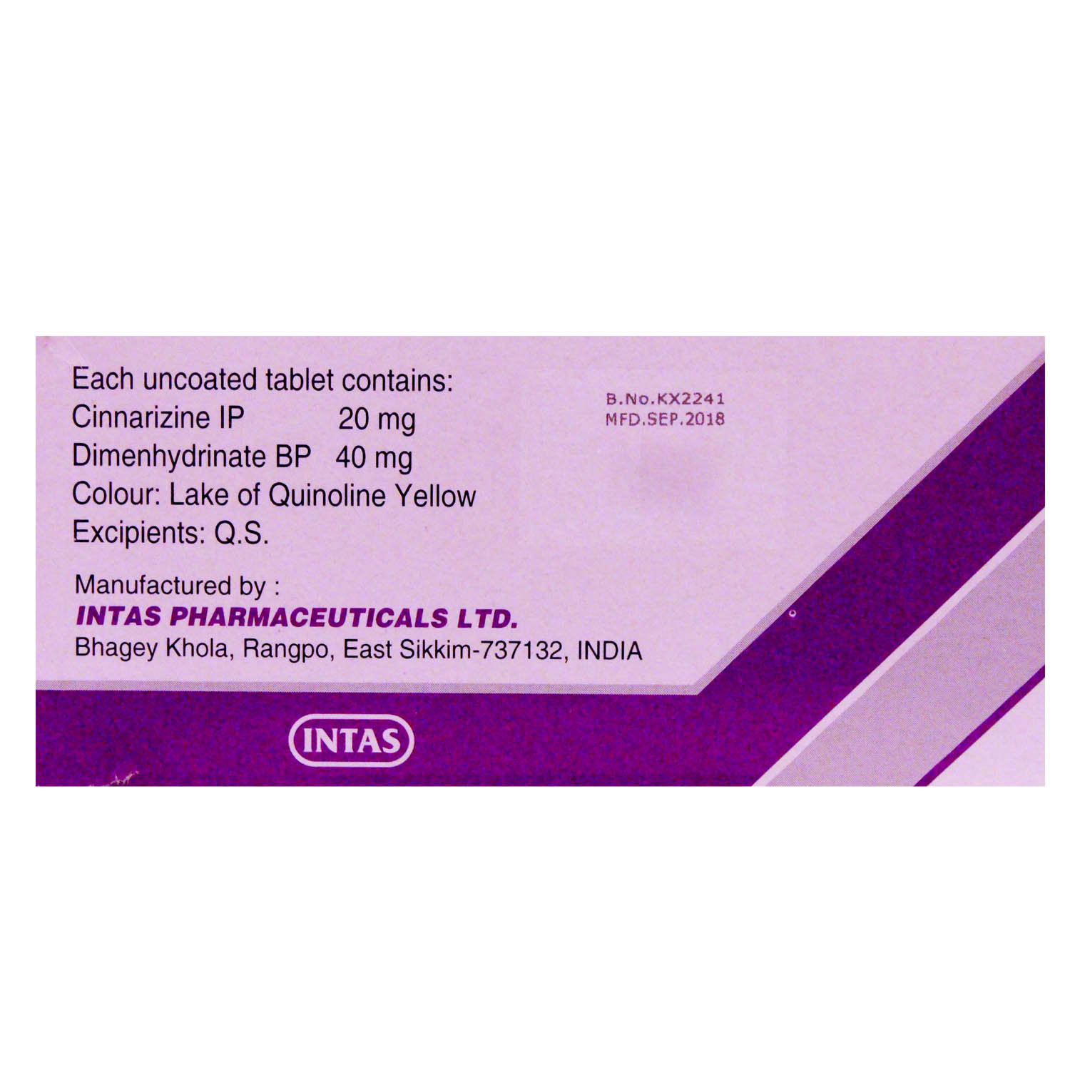 Spinfree Tablet 10's, Pack of 10 TABLETS Spinfree Tablet 10's, Pack of 10 TABLETS