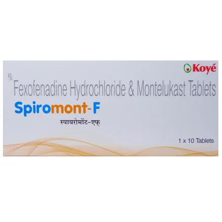 Spiromont-F Tablet 10's