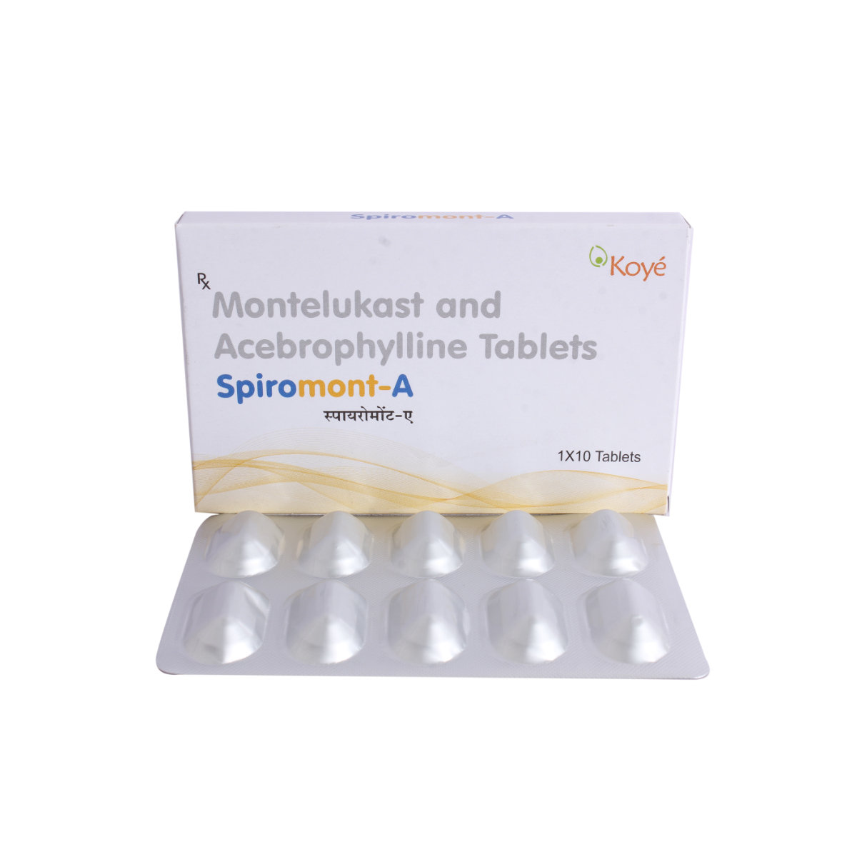 Spiromont-A Tablet 10's, Pack of 10 TABLETS Spiromont-A Tablet 10's, Pack of 10 TABLETS