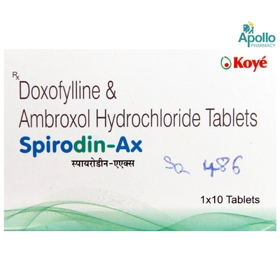 Spirodin Ax Tablet 10s, Pack of 10 TabletS