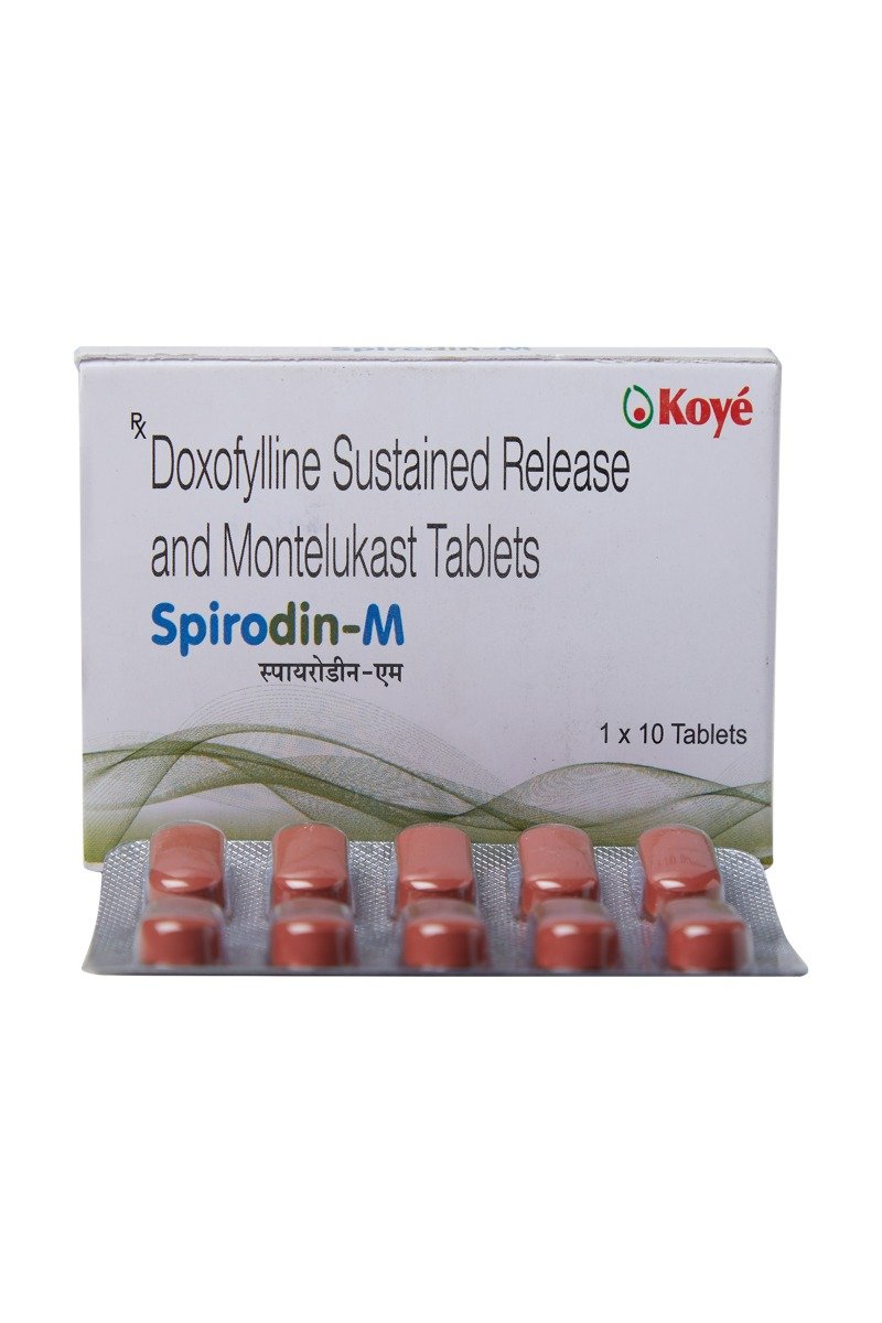 Spirodin-M Tablet 10's, Pack of 10 TABLETS Spirodin-M Tablet 10's, Pack of 10 TABLETS