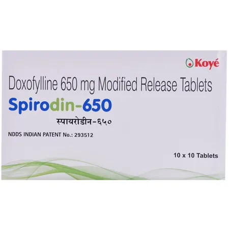 Spirodin-650 Tablet 10's