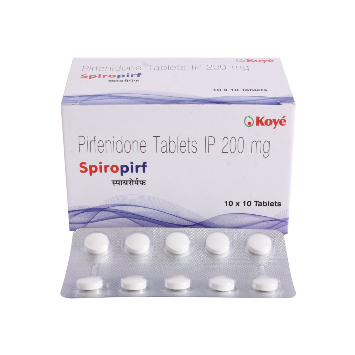 Spiropirf 200mg Tablet 10's, Pack of 10 TabletS Spiropirf 200mg Tablet 10's, Pack of 10 TabletS