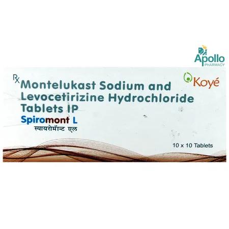 Spiromont L Tablet 10's