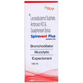 Spirovent Plus Syrup 100 ml, Pack of 1 LIQUID
