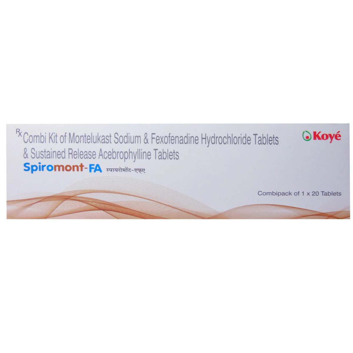 Spiromont-FA Tablet Combikit 1's, Pack of 1 Tablet Spiromont-FA Tablet Combikit 1's, Pack of 1 Tablet