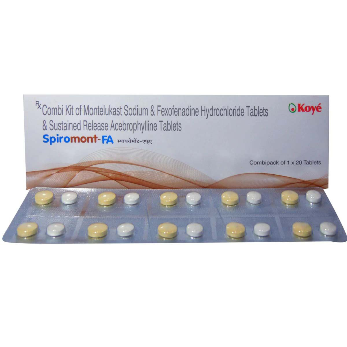 Spiromont-FA Tablet Combikit 1's, Pack of 1 Tablet Spiromont-FA Tablet Combikit 1's, Pack of 1 Tablet