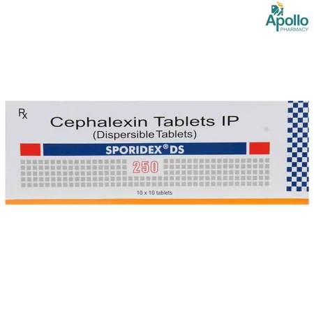Sporidex DS 250 Tablet 10's