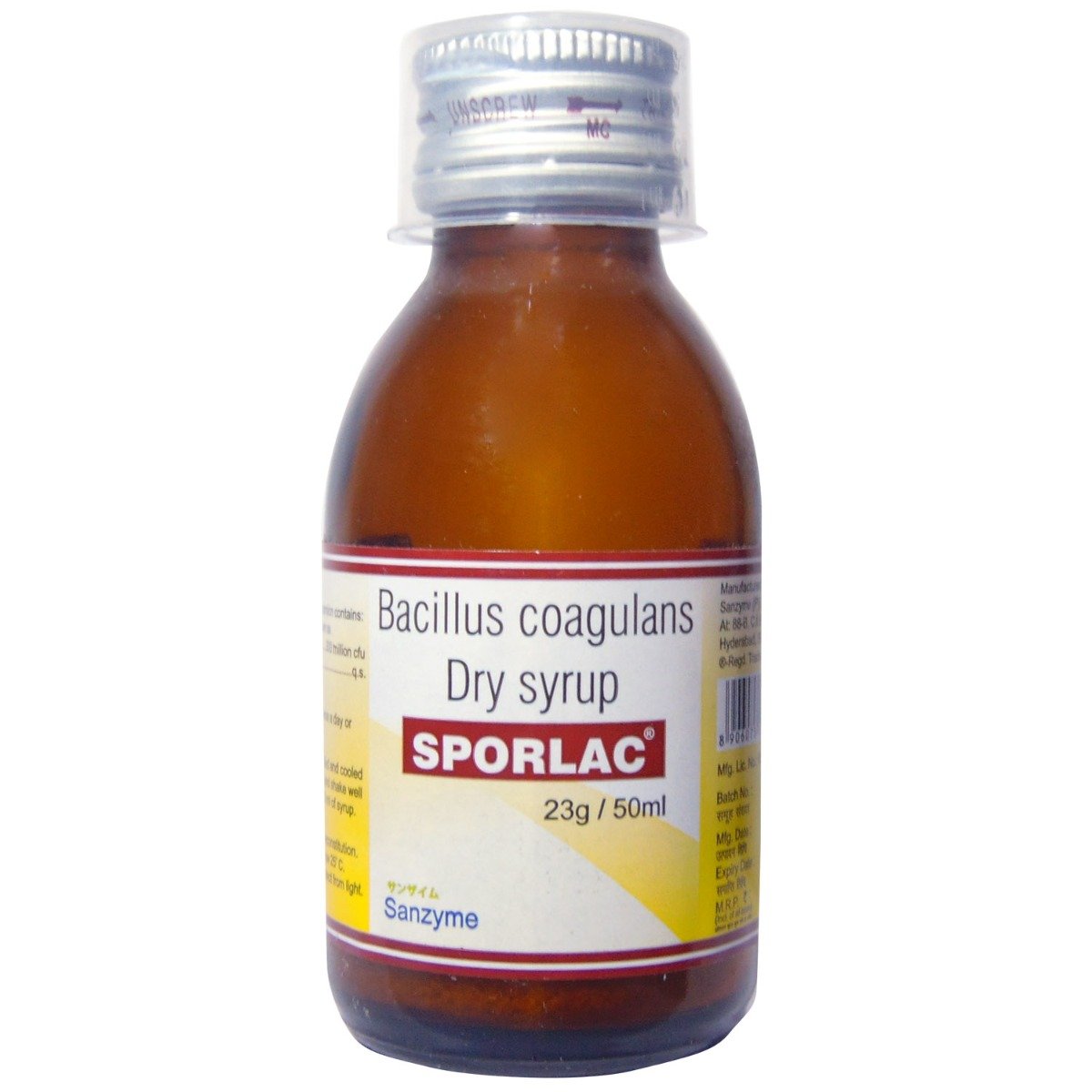 Sporlac Dry Syrup 50 ml Sporlac Dry Syrup 50 ml