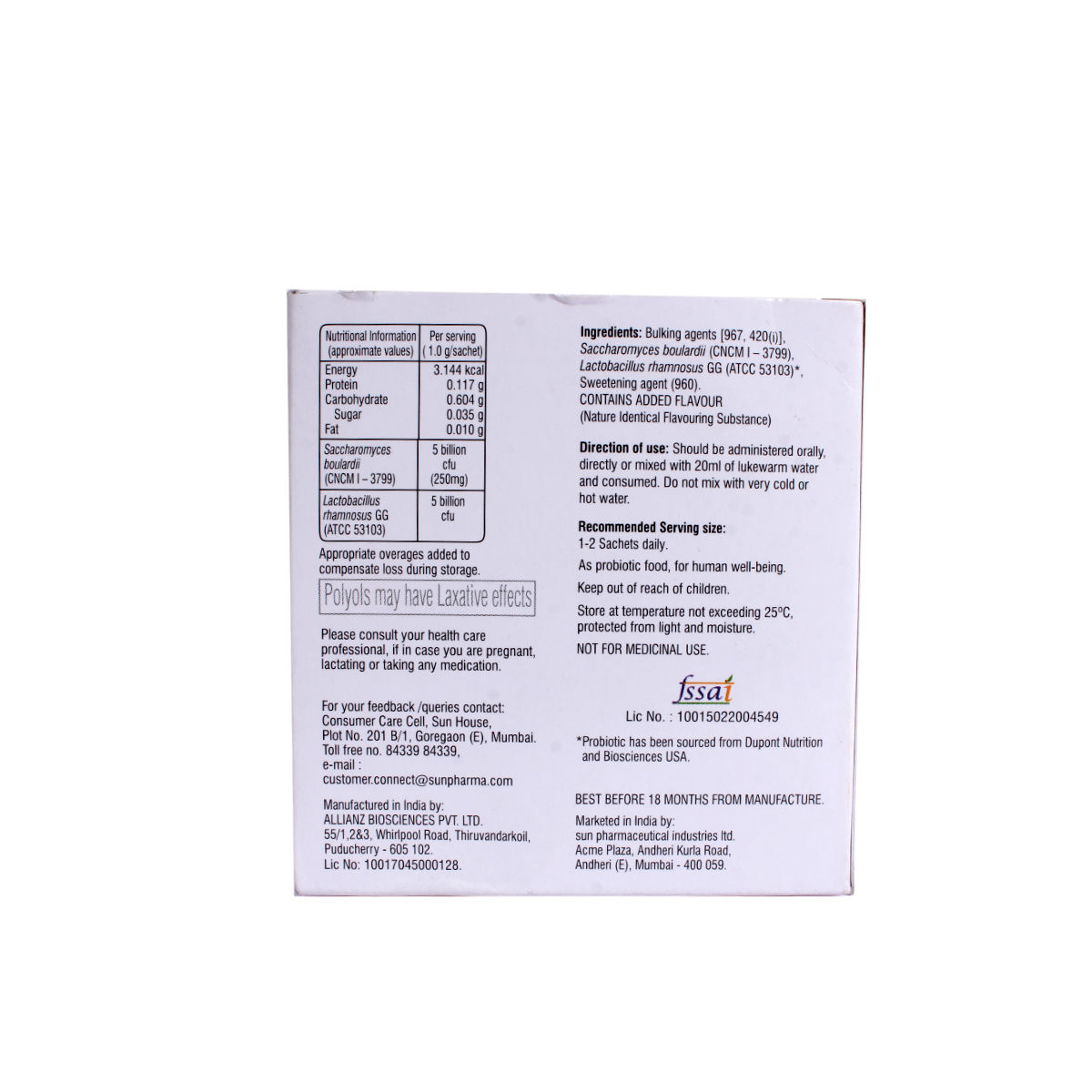 Sporit GG 5 Granules 1 gm Price, Uses, Side Effects, Composition