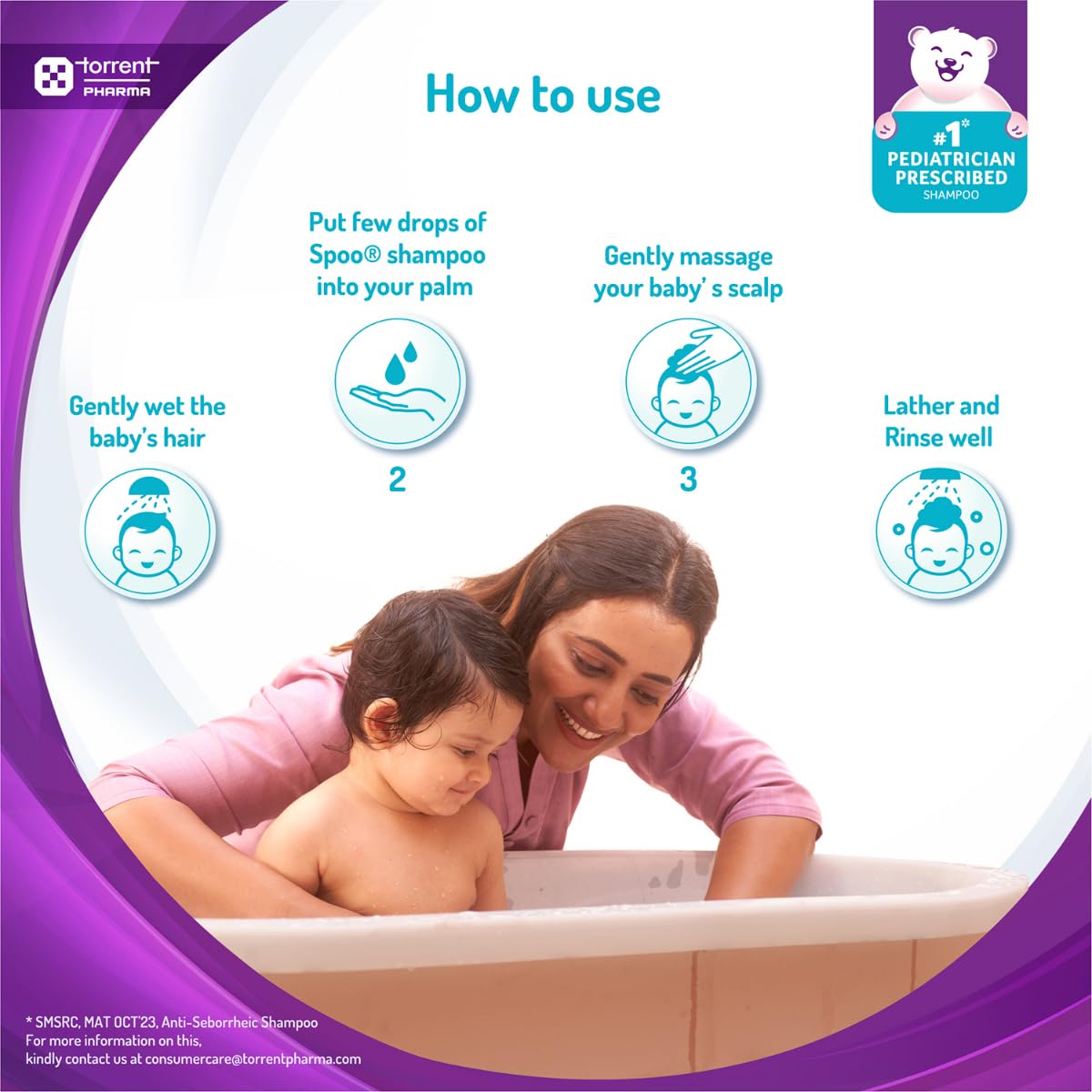 Spoo New Gentle Baby Shampoo 125 ml, Pack of 1 Spoo New Gentle Baby Shampoo 125 ml, Pack of 1