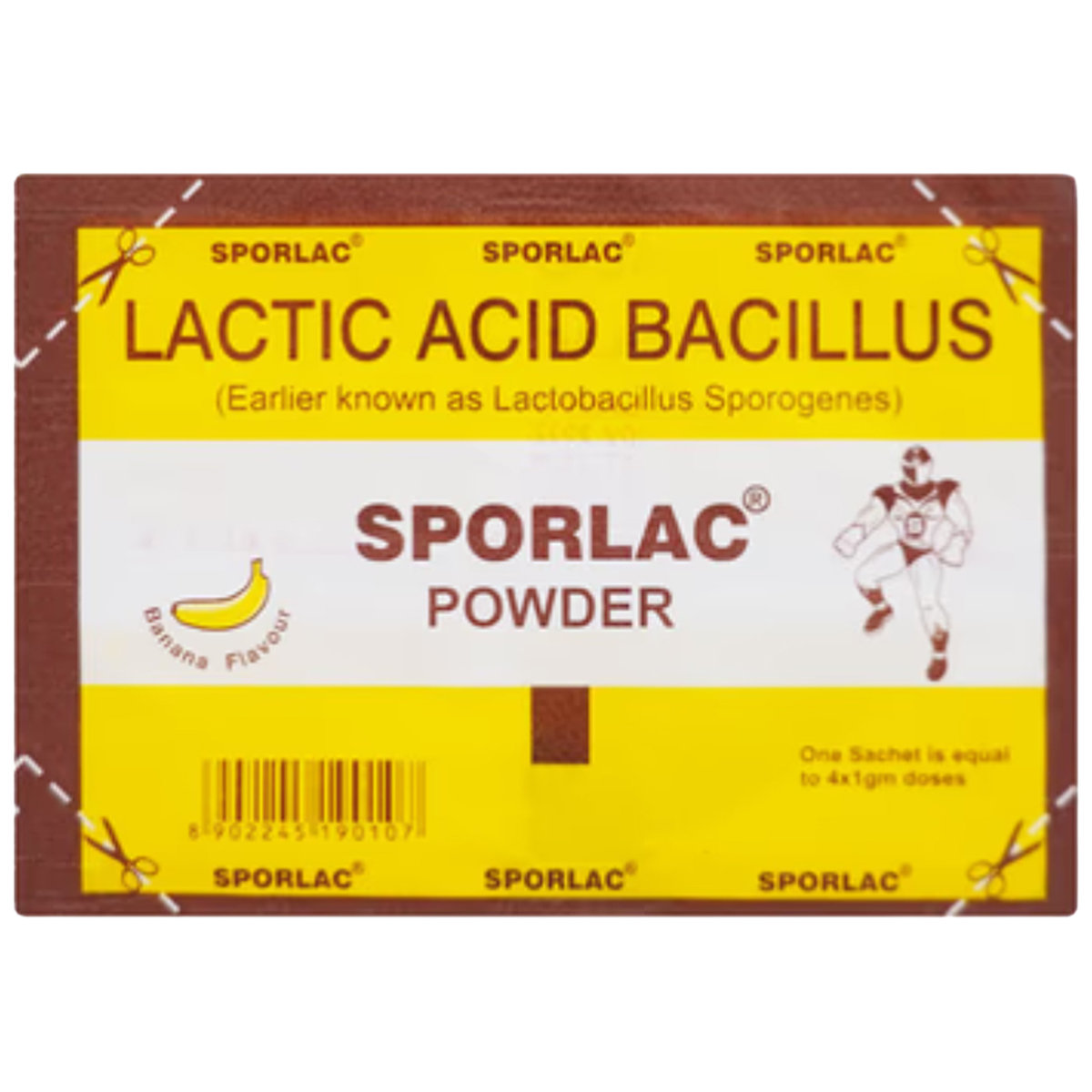 Sporlac Banana Flavour Powder 1 gm Sporlac Banana Flavour Powder 1 gm