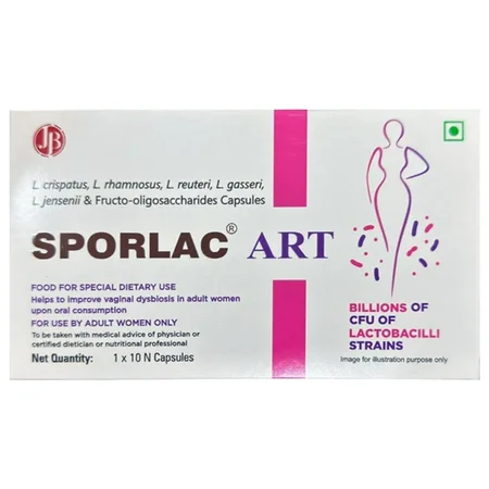 Sporlac Art Adult Women Capsule 10's
