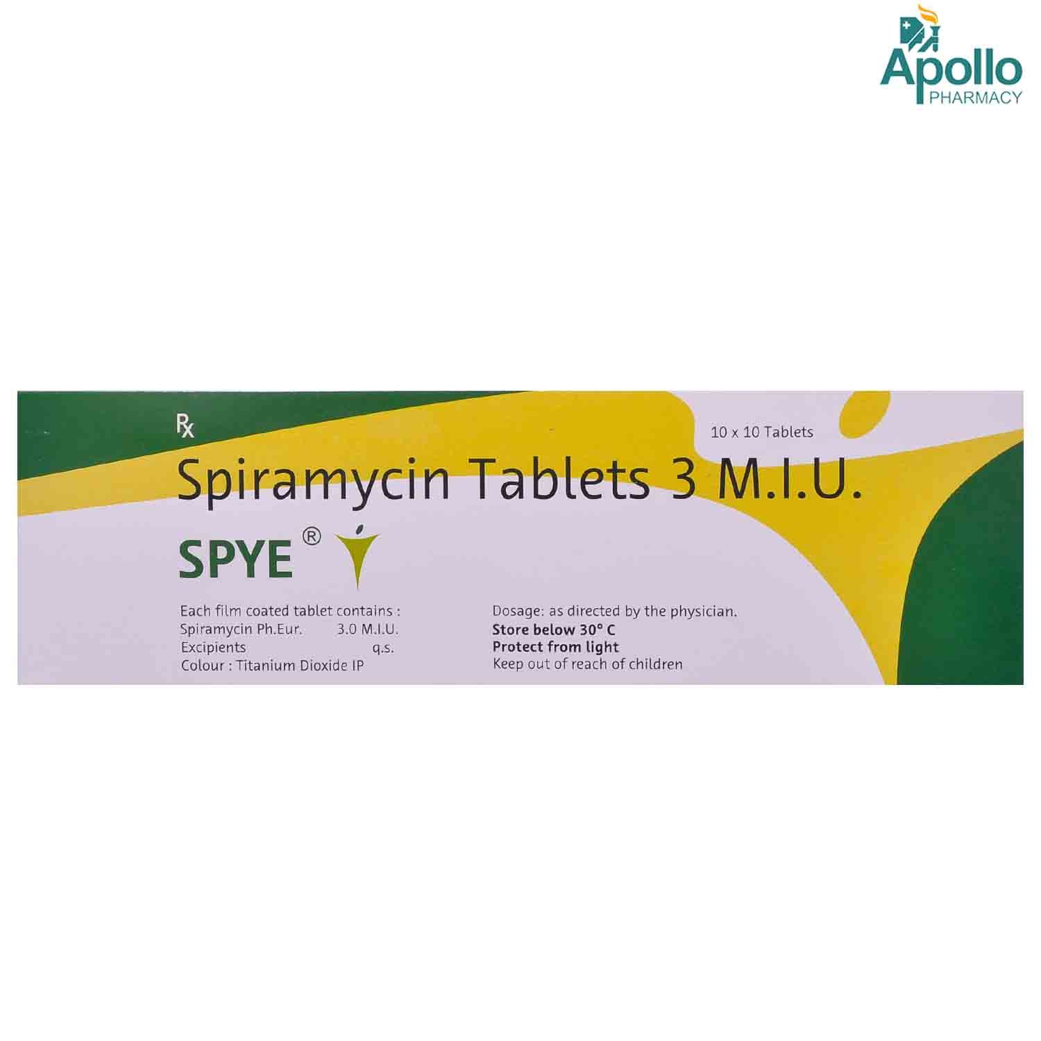 Spye Tablet 10's, Pack of 10 TABLETS Spye Tablet 10's, Pack of 10 TABLETS