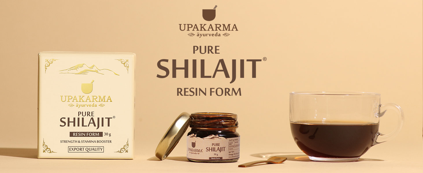 Upakarma Ayurveda Pure Shilajit Resin Form, 30 gm, Pack of 1 Upakarma Ayurveda Pure Shilajit Resin Form, 30 gm, Pack of 1