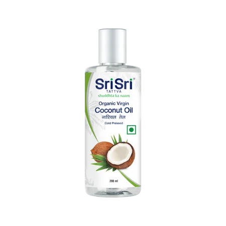 Sri Sri Tattva Organic Virgin Coconut Oil, 200 ml