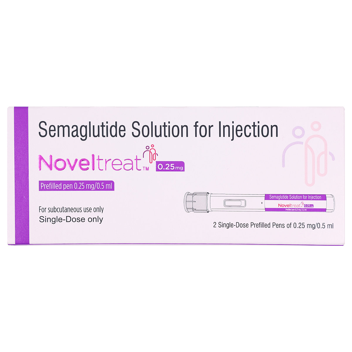 Noveltreat 0.25mg/0.5ml Prefilled Pen Solution For Injection 1's Noveltreat 0.25mg/0.5ml Prefilled Pen Solution For Injection 1's