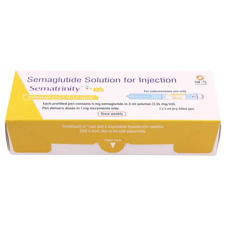 Sematrinity 1mg (4mg/3ml) Prefilled Pen Solution For Injection 1's