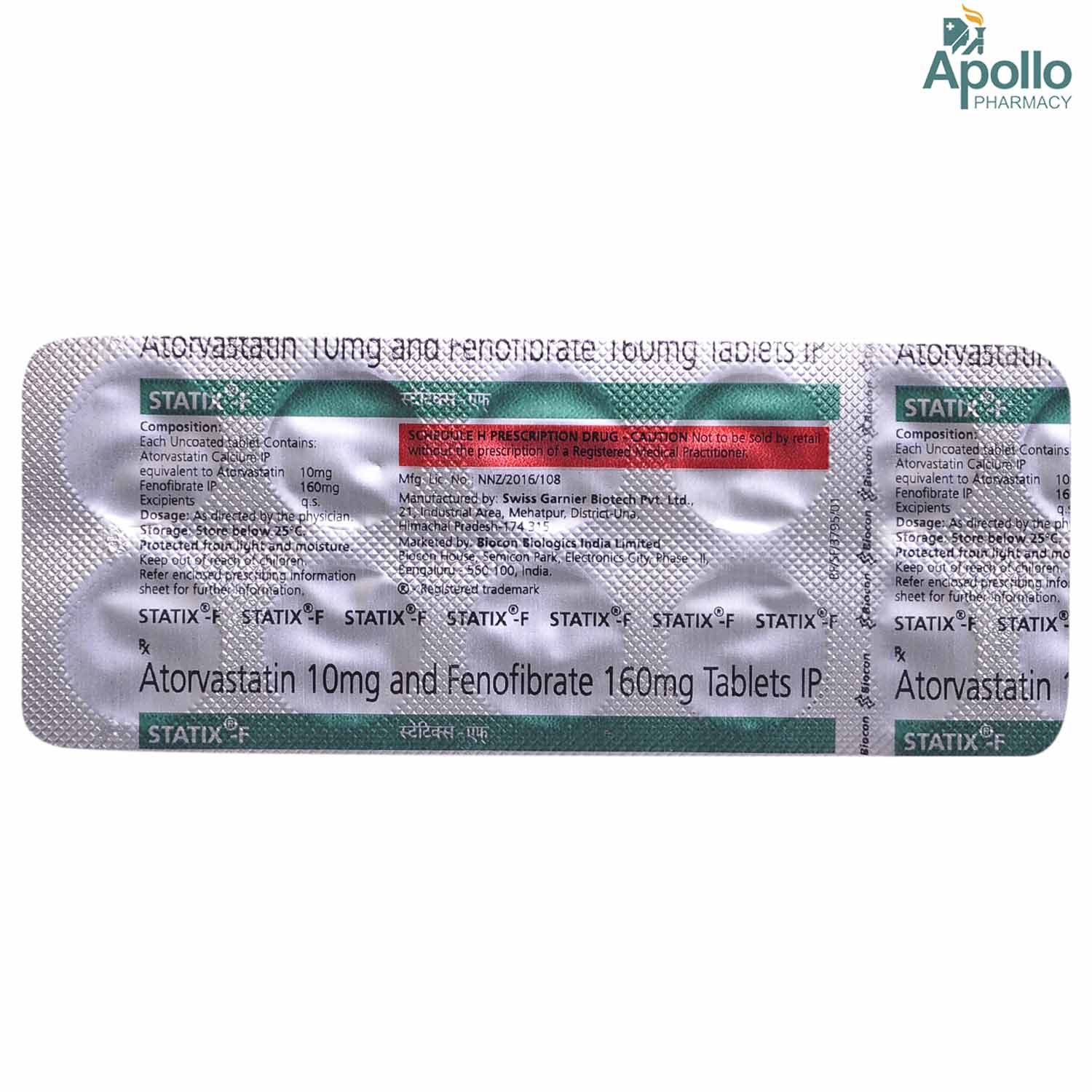 Statix-F Tablet 10's, Pack of 10 TABLETS Statix-F Tablet 10's, Pack of 10 TABLETS