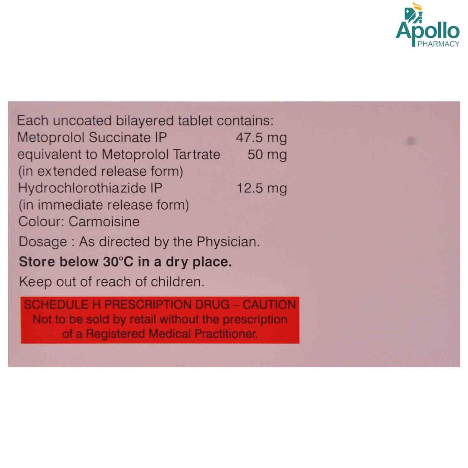 Starpress H 50 XL Tablet 10's, Pack of 10 TABLETS Starpress H 50 XL Tablet 10's, Pack of 10 TABLETS