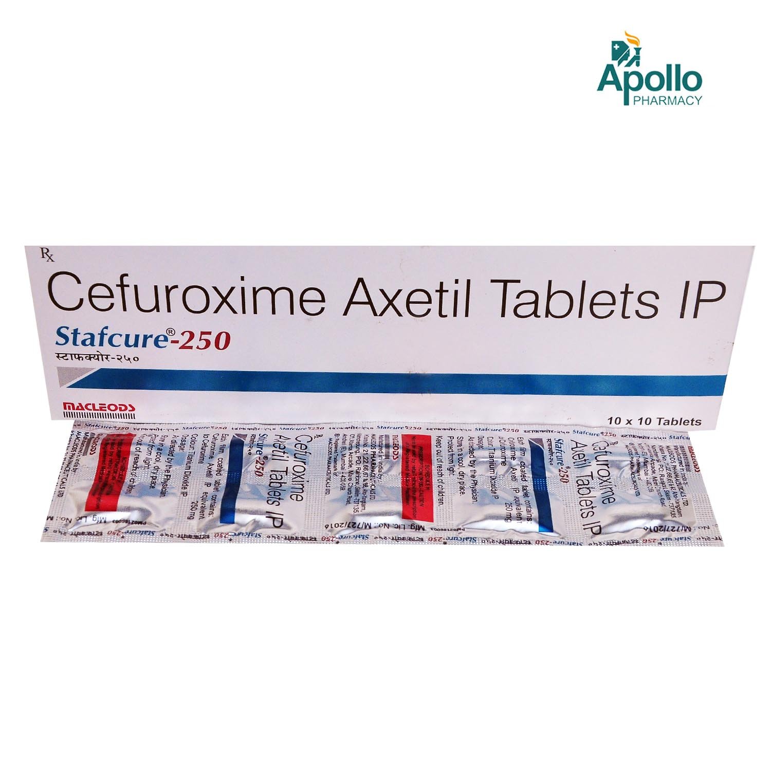 Stafcure-250 Tablet 10's, Pack of 10 TABLETS Stafcure-250 Tablet 10's, Pack of 10 TABLETS