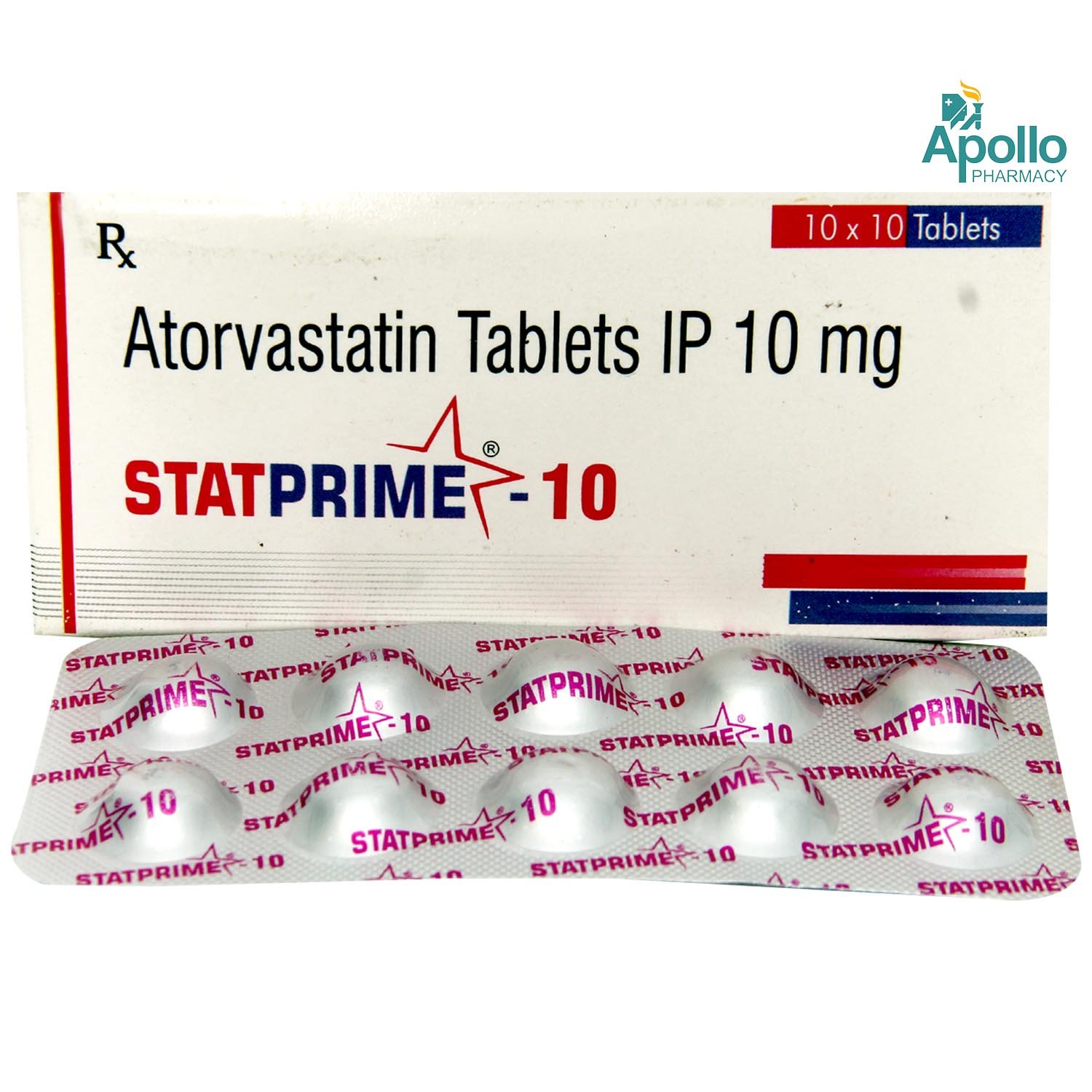 STATPRIME 10MG TABLET, Pack of 10 TABLETS STATPRIME 10MG TABLET, Pack of 10 TABLETS