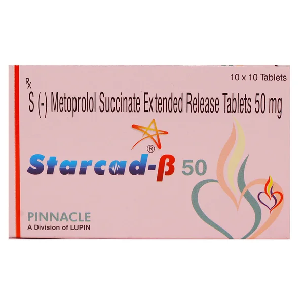 Starcad-Beta 50 Tablet 10's, Pack of 10 TabletS