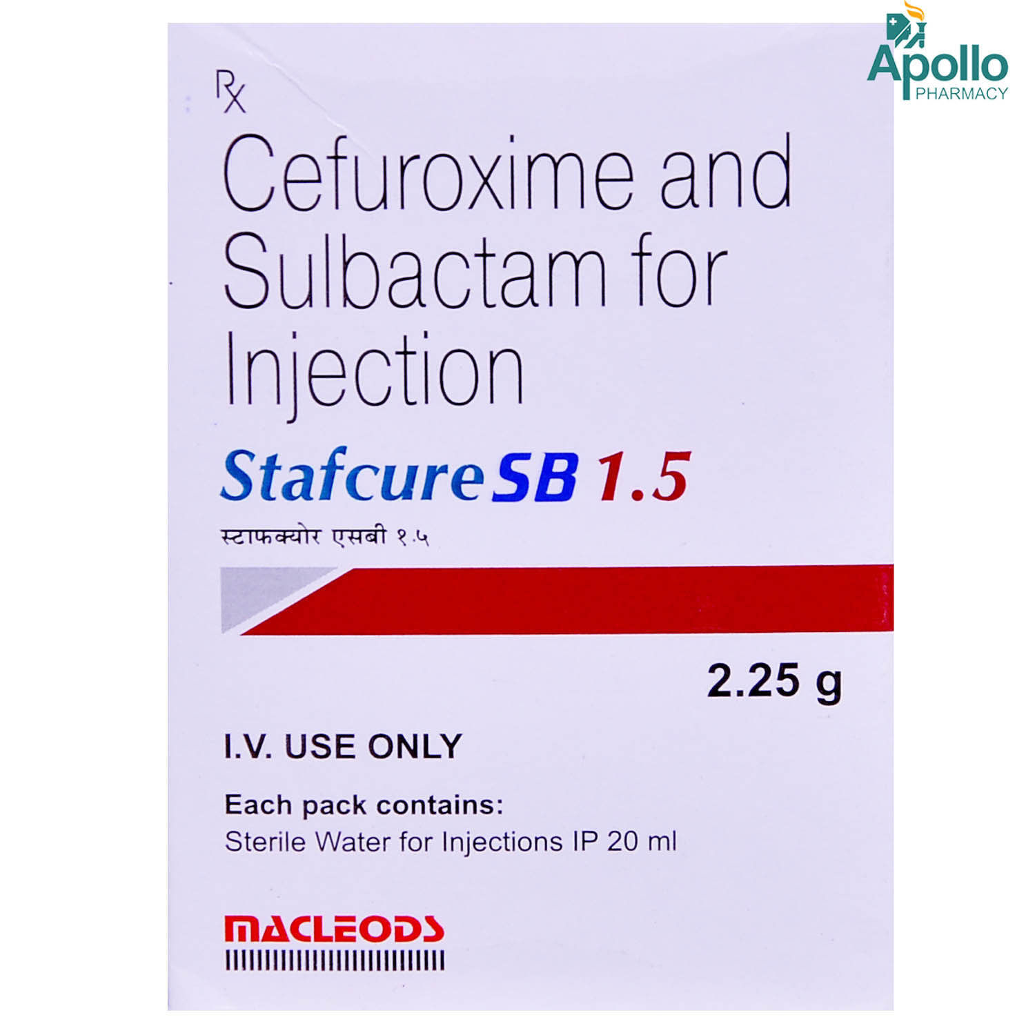 Stafcure Sb 1.5gm Injection 2.25gm, Pack of 1 INJECTION Stafcure Sb 1.5gm Injection 2.25gm, Pack of 1 INJECTION