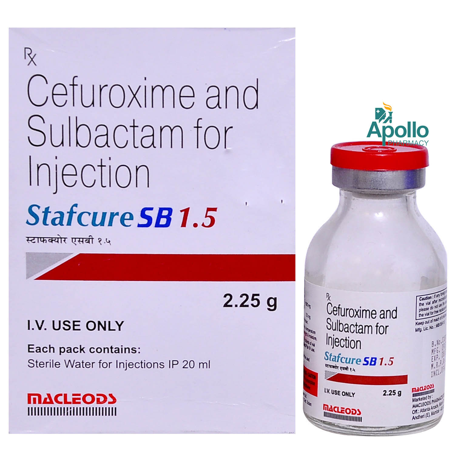 Stafcure Sb 1.5gm Injection 2.25gm, Pack of 1 INJECTION Stafcure Sb 1.5gm Injection 2.25gm, Pack of 1 INJECTION