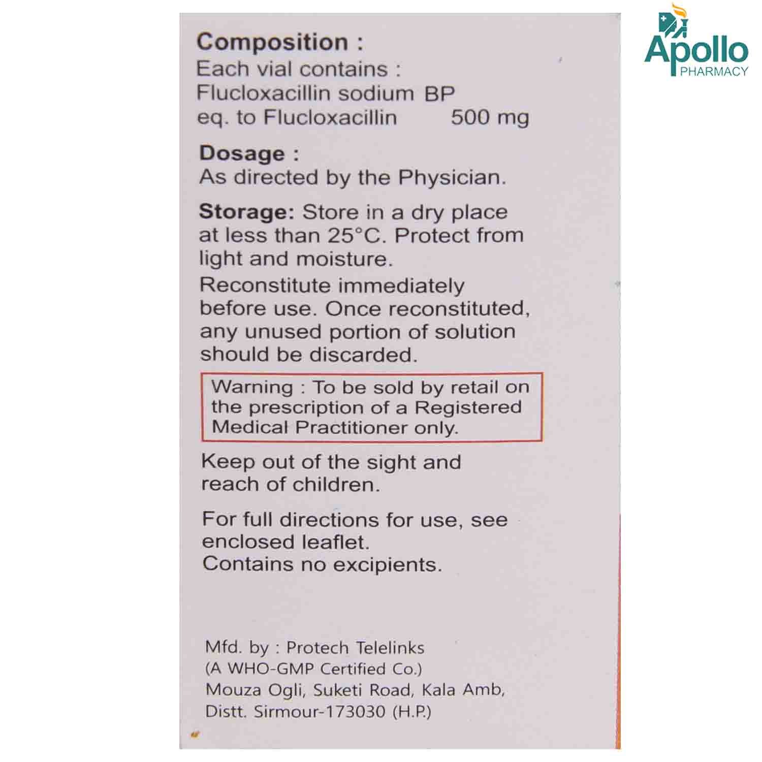 Staflowin 500mg Injection, Pack of 1 Injection Staflowin 500mg Injection, Pack of 1 Injection