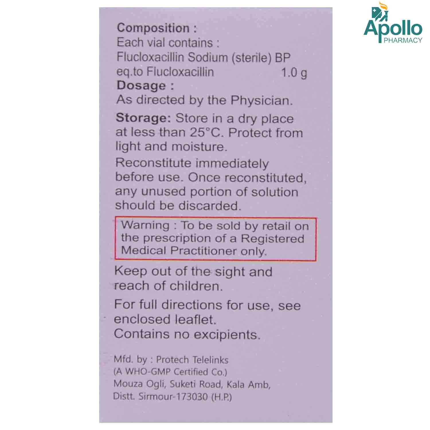 STAFLOWIN 1GM INJECTION, Pack of 1 INJECTION STAFLOWIN 1GM INJECTION, Pack of 1 INJECTION