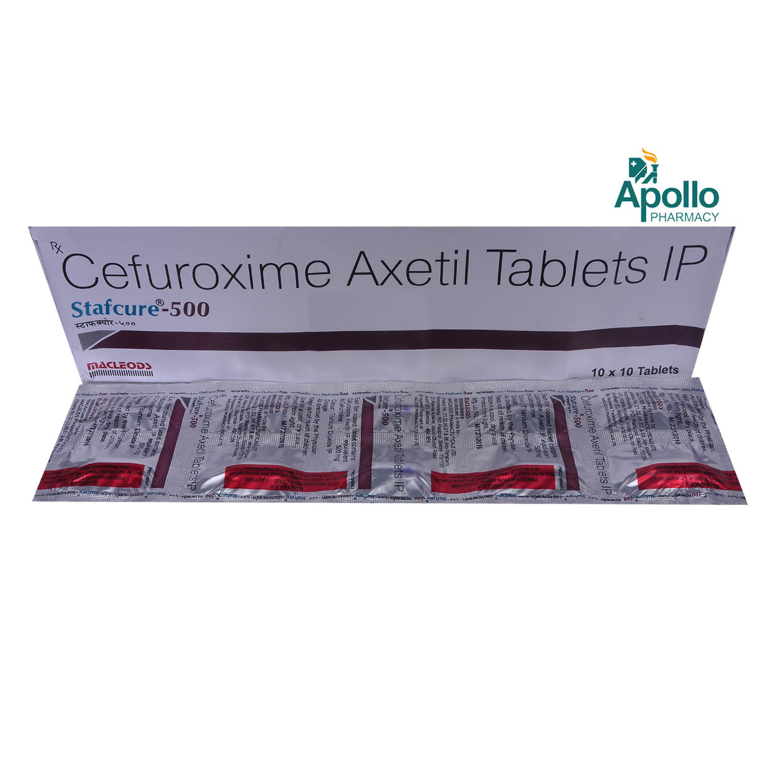 Stafcure-500 Tablet 10's, Pack of 10 TabletS Stafcure-500 Tablet 10's, Pack of 10 TabletS