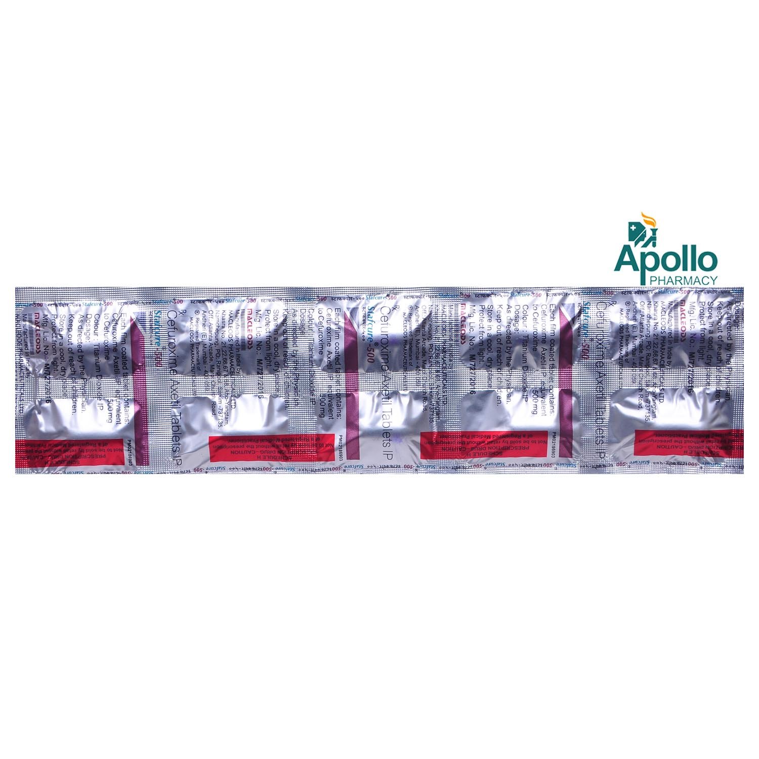 Stafcure-500 Tablet 10's, Pack of 10 TabletS Stafcure-500 Tablet 10's, Pack of 10 TabletS