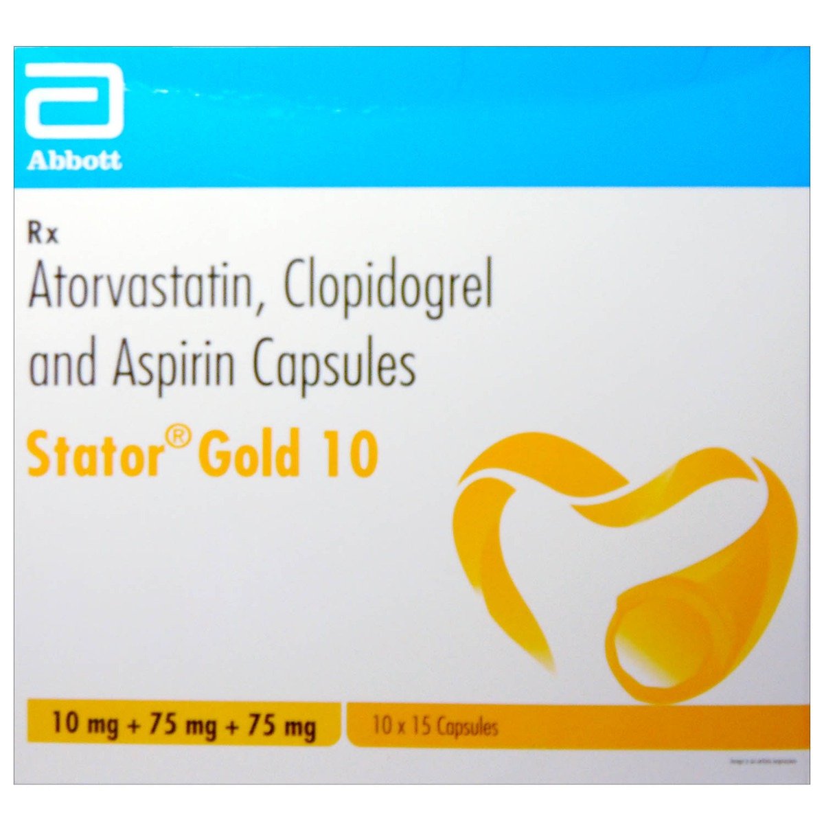 Stator Gold 10/75/75Mg Capsule 15's, Pack of 15 CAPSULES Stator Gold 10/75/75Mg Capsule 15's, Pack of 15 CAPSULES