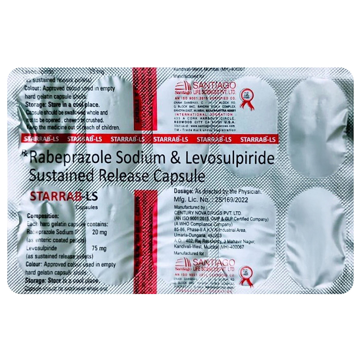 Starrab-LS Capsule 10's, Pack of 10 Starrab-LS Capsule 10's, Pack of 10