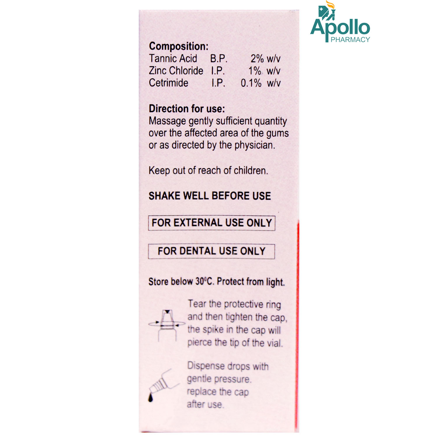 Stolin Gum Astringent 15 ml Price, Uses, Side Effects, Composition