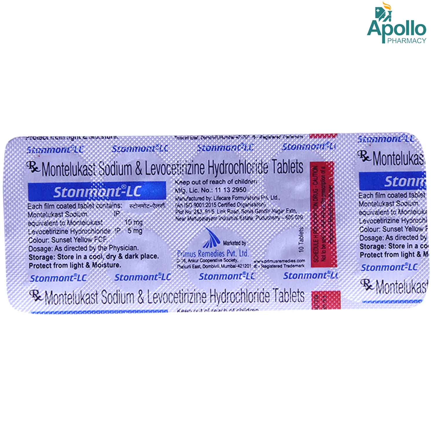 Stonmont LC Tablet 10's, Pack of 10 TABLETS Stonmont LC Tablet 10's, Pack of 10 TABLETS