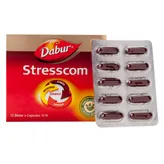 Dabur Stresscom Ashwagandha, 10 Capsules, Pack of 10