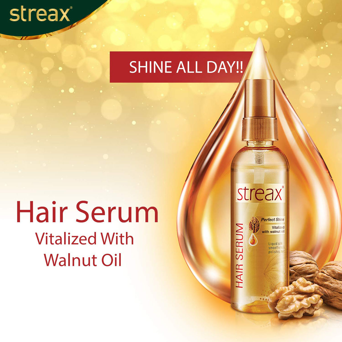 Buy NUNIA Pro Vitariche Gloss Hair Serum, 100ml - Pack of 1 (100 ml) -  Lowest price in India| GlowRoad
