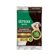 Streax Insta Shampoo Hair Colour Dark Brown for Men & Women, 25 ml