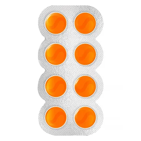 Strepsils Orange Lozenges for Sore Throat, 8 Count