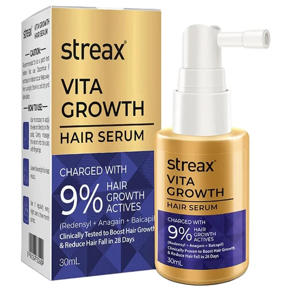 Streax Vitagrowth Hair Serum, 30 ml, Pack of 1