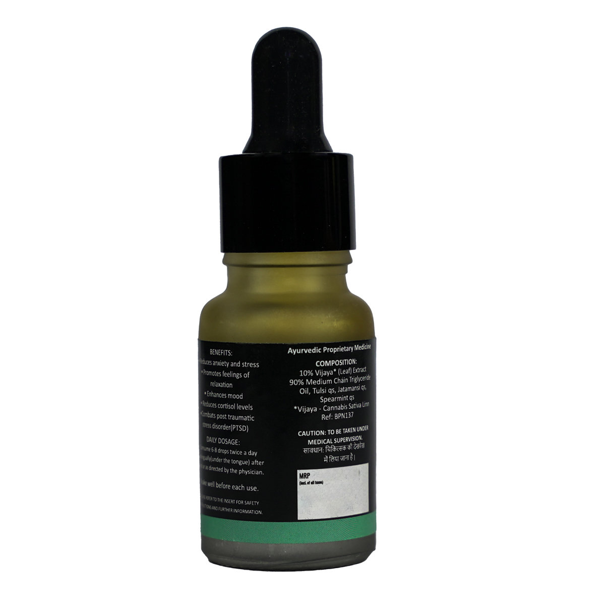 Cannabliss Stress Buster 1000 mg Oil, 10 ml, Pack of 1 Cannabliss Stress Buster 1000 mg Oil, 10 ml, Pack of 1