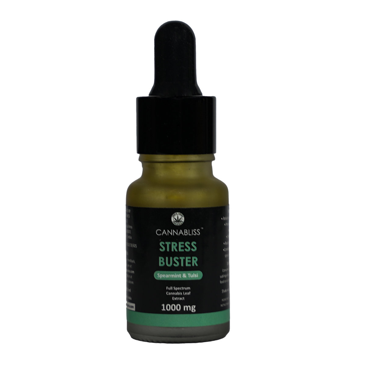 Cannabliss Stress Buster 1000 mg Oil, 10 ml, Pack of 1 Cannabliss Stress Buster 1000 mg Oil, 10 ml, Pack of 1